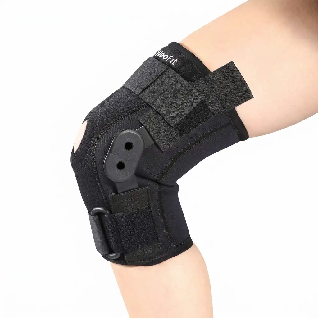 91lRMdXKsWL.jpg_202607192039 NeoFit Hinged Knee Brace | Adjustable Knee Support - Image 1