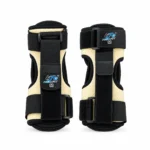 NeoFit foot drop brace in black and beige with adjustable straps